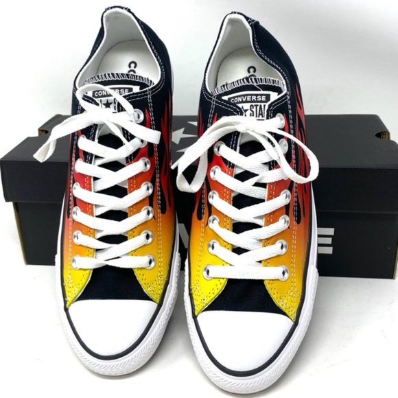 💖MEGA SALE💖Converse Chuck Taylor AS Canvas Black Fire Casual Men 166259F - Picture 5 of 11